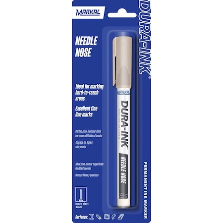 Markal Markal Dura-ink Black Needle Nose Permanent Marker 1 pk 96524